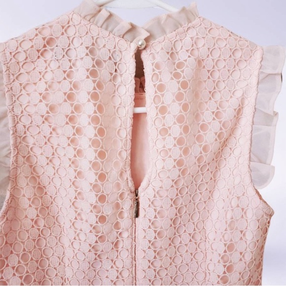 Karl Lagerfeld Pink Lace Midi Dress - Picture 10 of 16